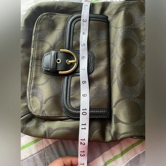 Coach Bag, Coach crossbody, Coach green bag. - Picture 3 of 16